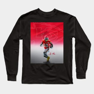 Tyreek Hill Kansas City Sports Art Champs Long Sleeve T-Shirt